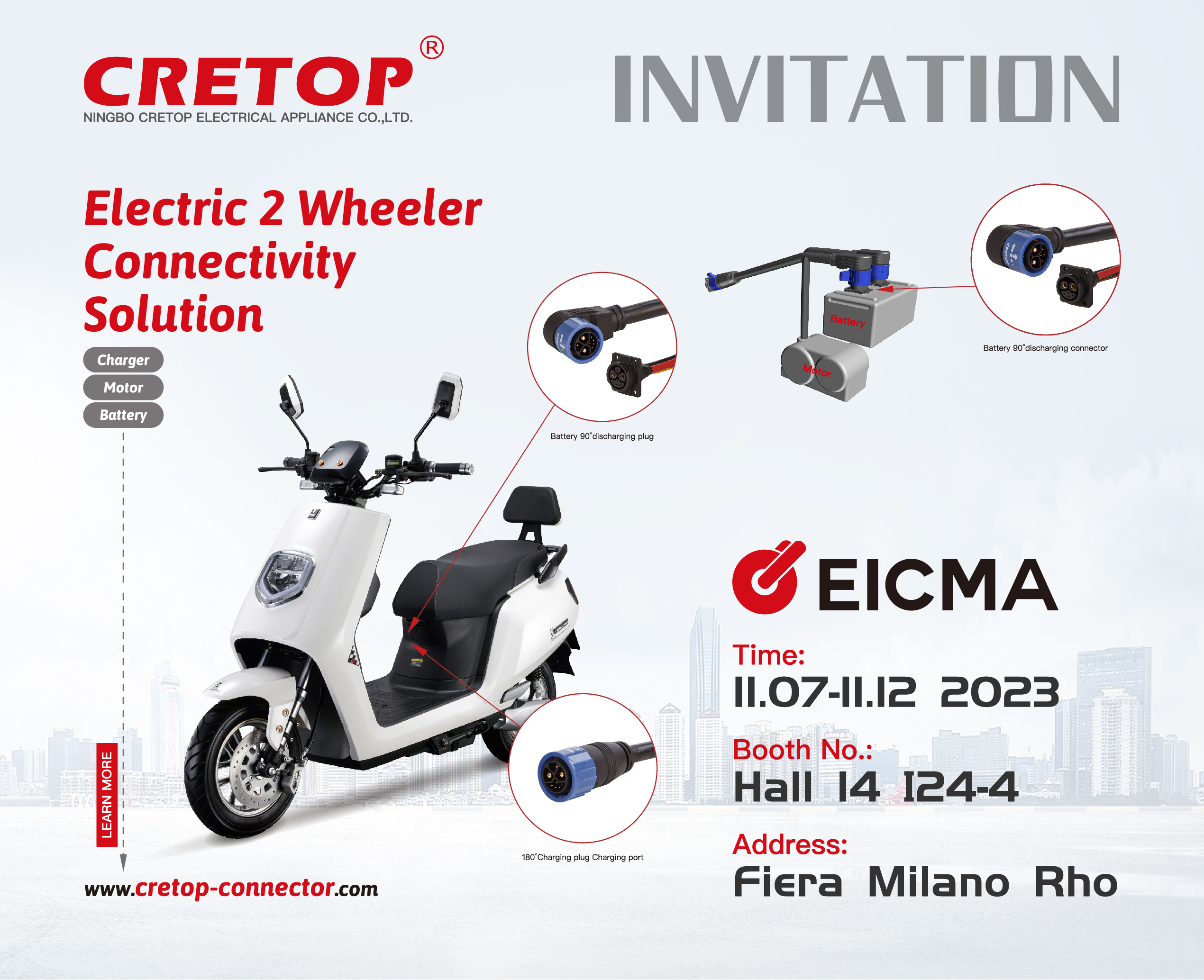 Convite do EICMA 2023